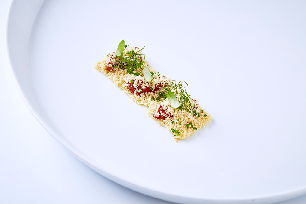 A plated course from the pass